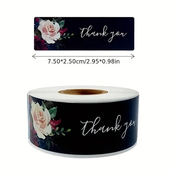 120 pc NEW THANK YOU STICKERS - Picture 2 of 2